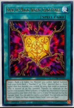 Yugioh - Rank-Up-Magic Argent Chaos Force - MZTM-EN100 - Rare - NM/M - Image 1