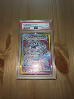 Pokemon 2025 Pre en Sylveon EX Special Illustration Rare Card #156 - Image 1