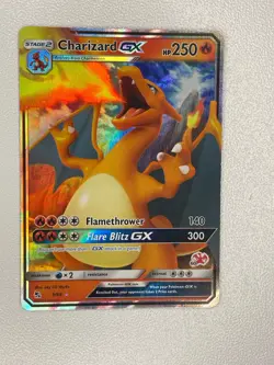 Pokemon TCG Charizard GX Holo Ultra Rare Card Hidden Fates 9/68 - Image 1