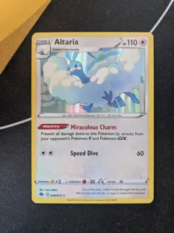 Altaria 049/073 Champion's Path Pokemon Card Holo Rare NM - Image 1
