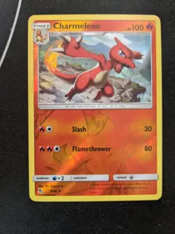 Charmeleon 8/68 Hidden Fates Reverse Holo Uncommon Pokemon Card NM - Image 1