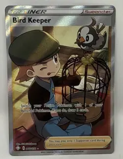 Bird Keeper 066/072 Full Art Trainer Shining Fates Pokemon Card - Image 2