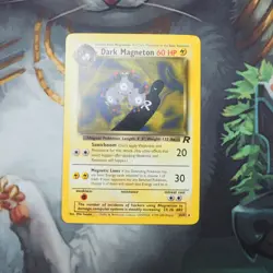 Dark Magneton Rare 28/82 Pokemon Team Rocket Played Single Card TCG WOTC - Image 1
