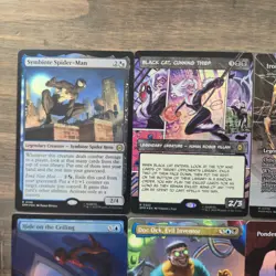 Marvel’s Spiderman Magic The Gathering Rare Card Lot - 8 Cards - NM - Image 2