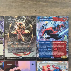 Marvel’s Spiderman Magic The Gathering Rare Card Lot - 8 Cards - NM - Image 3