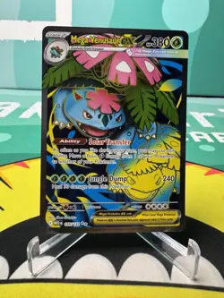 Pokemon Mega Venusaur EX Holo Rare Card 155/132 NM Mega Evolution - Image 1