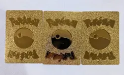 Gold Charizard V Lot of 3 Pokemon Cards - CUSTOM FAN ART Display Collectible - Image 2