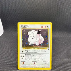 Pokemon TCG Clefairy 006/130 Holo Rare Base Set 2 WOTC Vintage Card - NM/LP 💫🌀 - Image 2