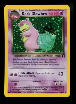 #4 Dark Slowbro 12/82 Team Rocket 2000 Holo Rare WOTC Pokemon Card TCG - Image 1