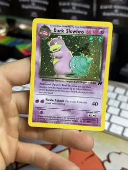 #4 Dark Slowbro 12/82 Team Rocket 2000 Holo Rare WOTC Pokemon Card TCG - Image 3