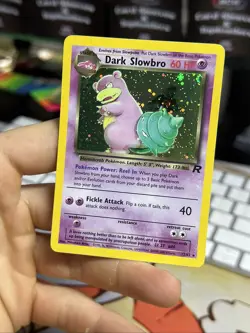#4 Dark Slowbro 12/82 Team Rocket 2000 Holo Rare WOTC Pokemon Card TCG - Image 4