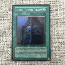 Yugioh - Clock Tower Prison - EOJ-EN048 - 1st Ed - Super Rare Holo, 2006 - Image 1