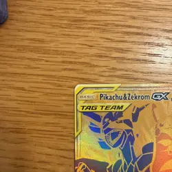 Pokemon Pikachu & Zekrom GX Tag Team SM248 Promo Card Sun & Moon NM Condition - Image 3