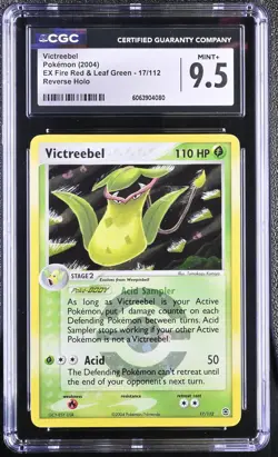 CGC 9.5 Victreebel EX Fire Red & Leaf Green 17/112 Reverse Holo Pokemon Card - Image 1