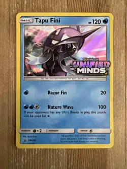 Tapu Fini - SM203 - PreRelease Pokemon Promo Sun & Moon Ultra Rare Card LP - Image 1