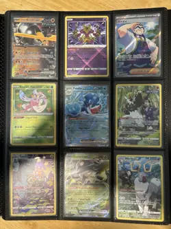 Pokemon TCG Mixed Card Lot Conditions Vary 9 Cards Total - Image 1