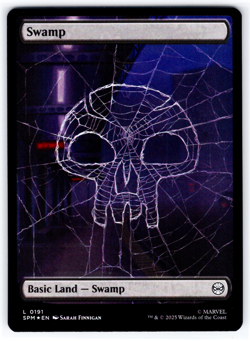 Marvel's Spider-Man Foil Full Art Basic Lands Set Magic The Gathering - Image 2