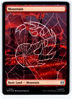 Marvel's Spider-Man Foil Full Art Basic Lands Set Magic The Gathering - Image 4