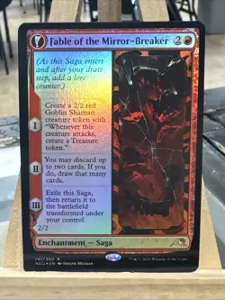 MTG *Fable of the Mirror-Breaker foil* (NM) Kamigawa Neon Dynasty Magic - Image 1