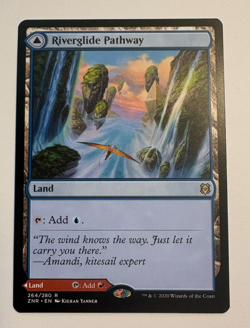 Riverglide Pathway/Lavaglide Pathway Zendikar Rising Regular #264 NM - Image 1