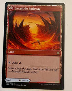 Riverglide Pathway/Lavaglide Pathway Zendikar Rising Regular #264 NM - Image 2