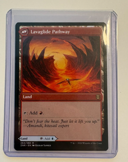 Riverglide Pathway/Lavaglide Pathway Zendikar Rising Regular #264 NM - Image 3