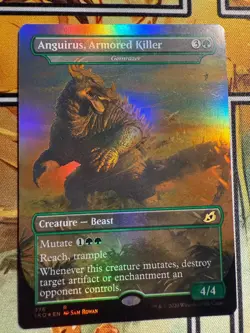 Anguirus, Armored Killer - Gemrazer Ikoria: Lair of Behemoths, FOIL, #376 - Image 1