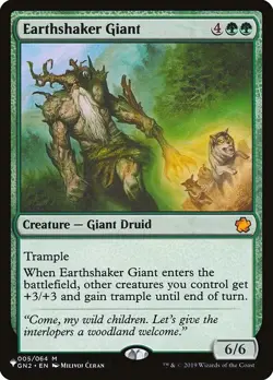Earthshaker Giant Regular - The List MTG-NM - Image 1