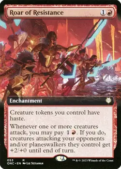 Roar of Resistance - Phyrexia: All Will Be One Extended Art Regular MTG-NM - Image 1