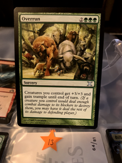 Overrun [Tenth Edition] Magic MTG - Image 1