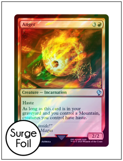 1x Anger, Surge Foil, Final Fantasy, Magic MTG NM - Image 1