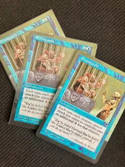 Propaganda (Tempest) ALTERED in a floating border style, hand painted! - Image 2