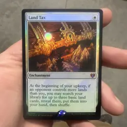 Land Tax Double Masters Foil NM MTG - Image 1