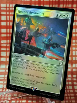 Hour of Reckoning (0161) - MTG: Universes Beyond: Fallout - NM - Foil - Image 3