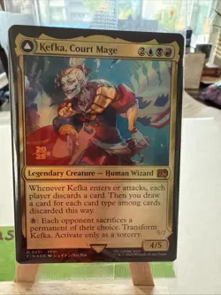 Kefka, Court Mage NM Prerelease Foil Final Fantasy FIN Sealed Unplayed - Image 1