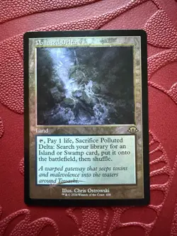MTG Polluted Delta (Retro Frame) Foil - Modern Horizons 3 - Image 1