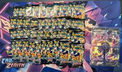Pokemon Crown Zenith Booster Pack Lot 40 Factory Sealed Packs - Plus bonus card - Image 3