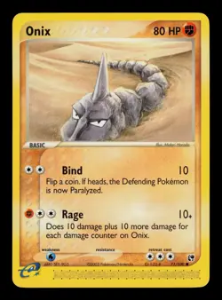 Onix 71/100 - NM - Sandstorm, EX Pokemon - Image 1