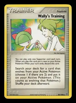 Wally's Training 85/106 - MP - Emerald, EX Pokemon - Image 1