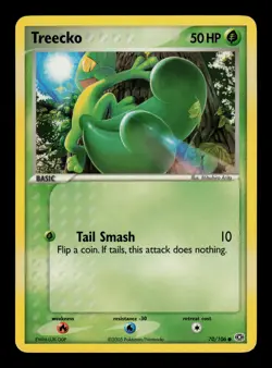 Treecko 70/106 - NM - Emerald, EX Pokemon - Image 1
