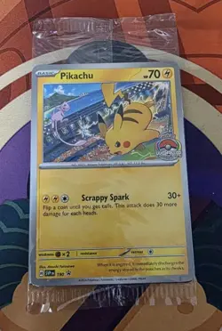 Pikachu Promo 2024 World Championships SVP EN 190 Pokemon Worlds SEALED PROMO - Image 1