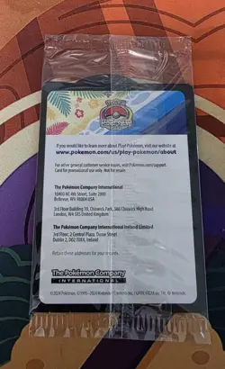 Pikachu Promo 2024 World Championships SVP EN 190 Pokemon Worlds SEALED PROMO - Image 2