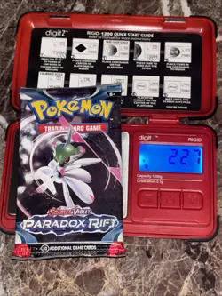 Heavy 22.7g Pokemon Sealed Paradox Rift Booster Pack - Image 1