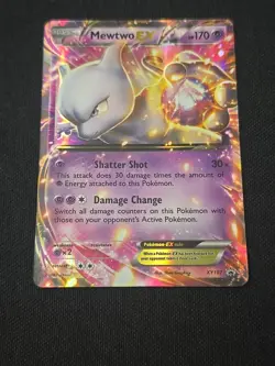 Mewtwo EX XY107 XY Black Star Promo Holo Rare Pokemon TCG Near Mint Condition - Image 1