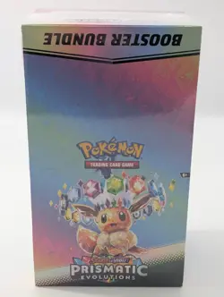 Pokemon SV8.5 Prismatic Evolutions SEALED Booster Bundle Display Case - Image 1