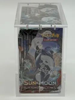 Pokemon TCG Sun & Moon Burning Shadows Booster Box w/Acrylic Case - Image 4
