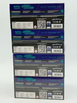 Lot of (4) Pokemon Center Journey Together Elite Trainer Boxess SEALED - Image 5