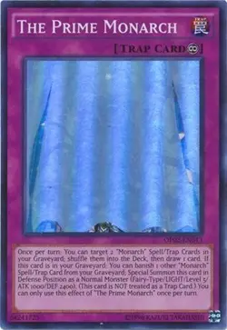 *** THE PRIME MONARCH *** SUPER RARE OP02-EN010 MINT/NM YUGIOH! - Image 1