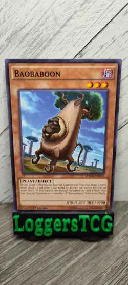 Yu-Gi-Oh! Baobaboon / MACR EN034 1st Edition LP - Image 1