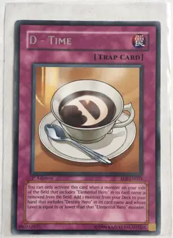 D - Time - EOJ-EN053 - Rare - 1st Edition M/NM Yugioh - Image 1